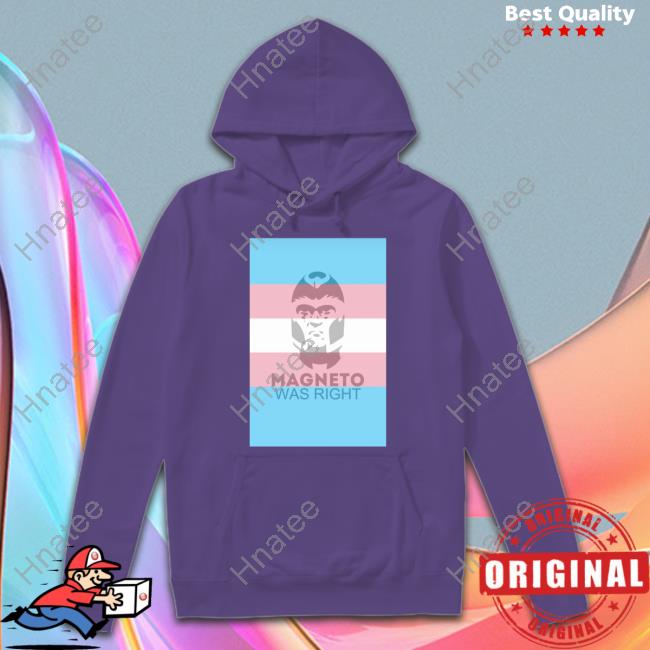 Official Magneto Was Right Transgender Flag Shirt
