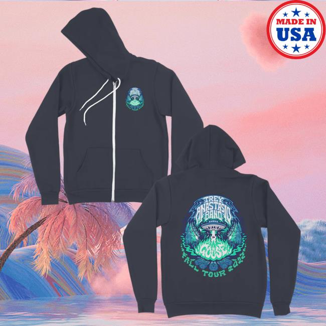 Official Goose The Band Merch Goosetheband UFO Camp Zip Crewneck Sweatshirt