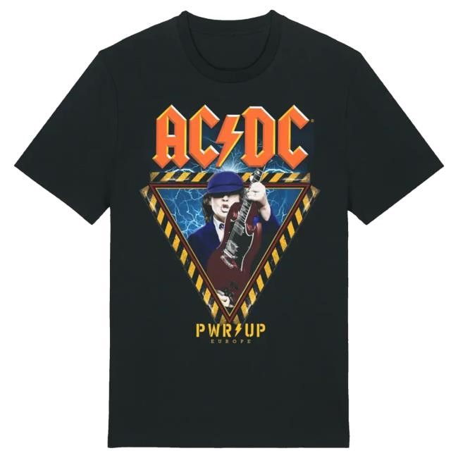 Official Ac Dc Merch Store AC/DC Angus Triangle 2024 Tour Shirts Ac Dc Shop Acdc Clothing