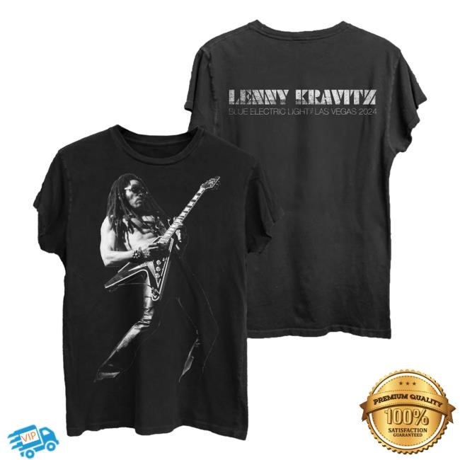 Lenny Kravitz Live Las Vegas Photo New T-Shirt Lenny Kravitz Store Merch