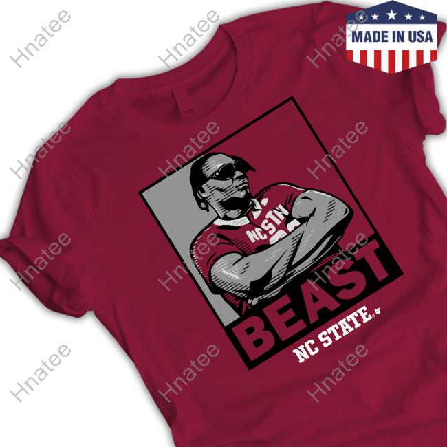 Dj Burns Beast Shades Nc State Tee Shirt