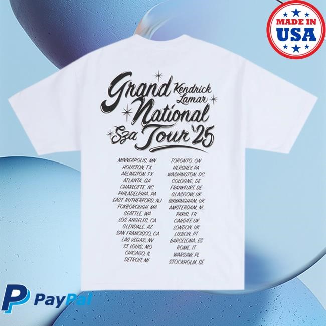 Official Sza And Kendrick Tour Merch GNT If This World Were Mine New Shirt Grand National Tour