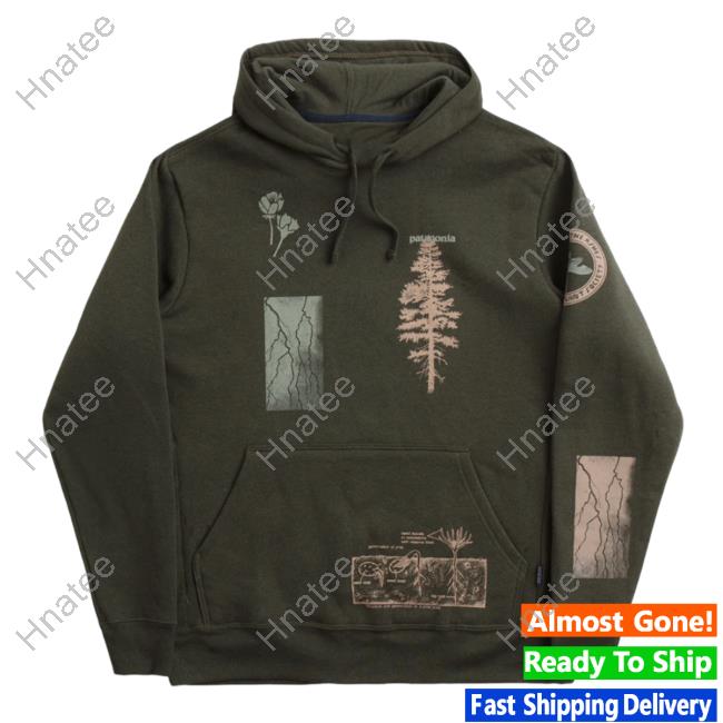 Official Flatspot Patagonia Pyrophytes Uprisal Crew neck Sweatshirt Basin Green