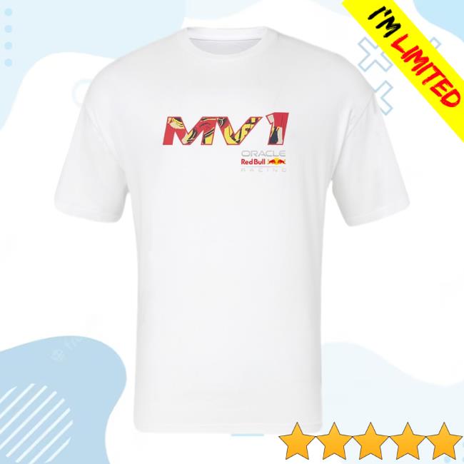 Red Bull Racing Max Verstappen Pop Art Shirt New