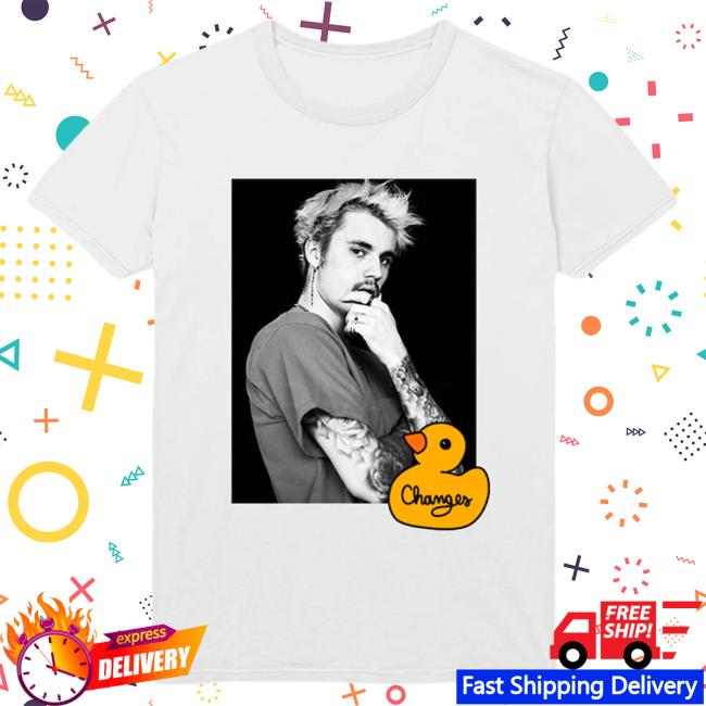 Official Justin Bieber Merch Store Shop Justin Bieber Changes Duck + Bear Photo New Shirt JustinBieber Apparel Clothing