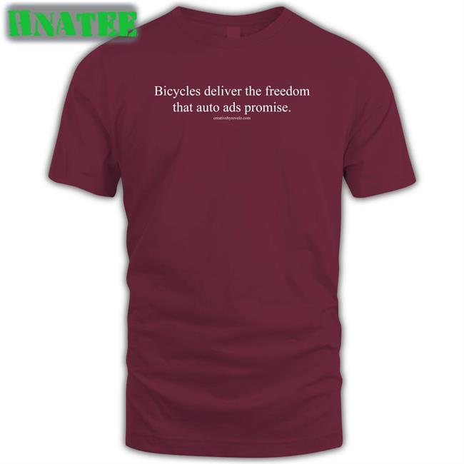 Bicycles Deliver The Freedom That Auto Ads Promise Hoodie
