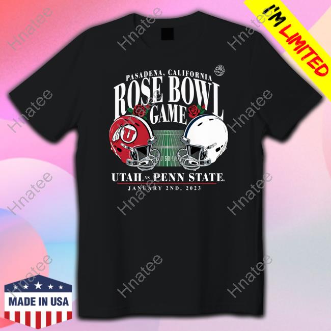 Penn State Nittany Lions vs. Utah Utes Fanatics Branded 2023 Rose Bowl Matchup Old School Long Sleeved T Shirt