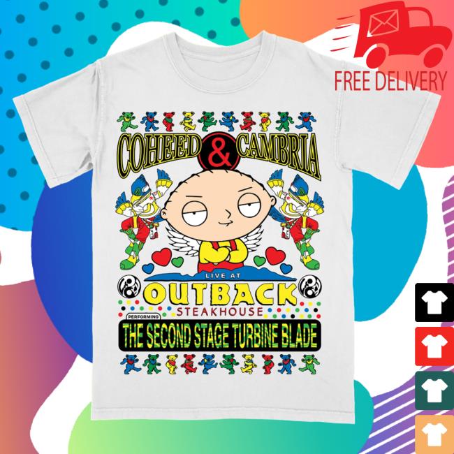 Official Brian Robert Jones Lxix Apparel Coheed Live @ Cambria Outback White Shirt New