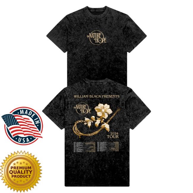 William Black - The Nature Of Hope Tour Tee Shirt