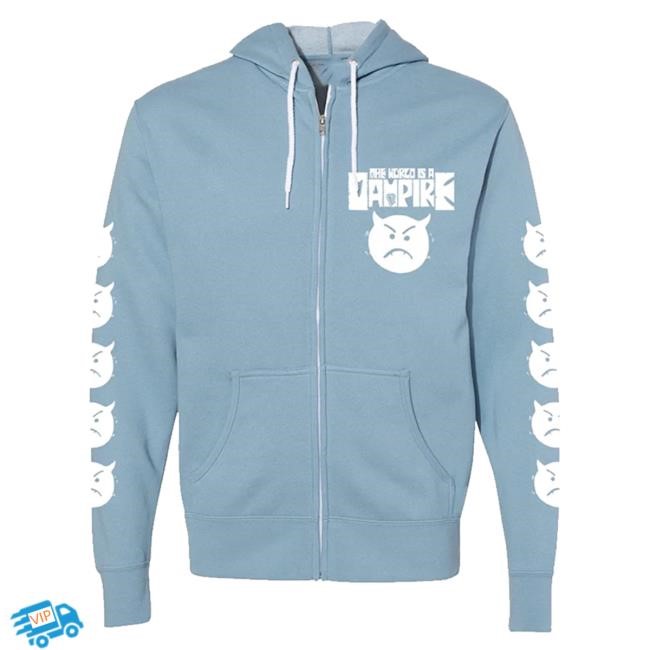 Official Smashing Pumpkins Merch Store The World Is A Vampire Tour Zip Up Hoodie Smashing Pumpkins
