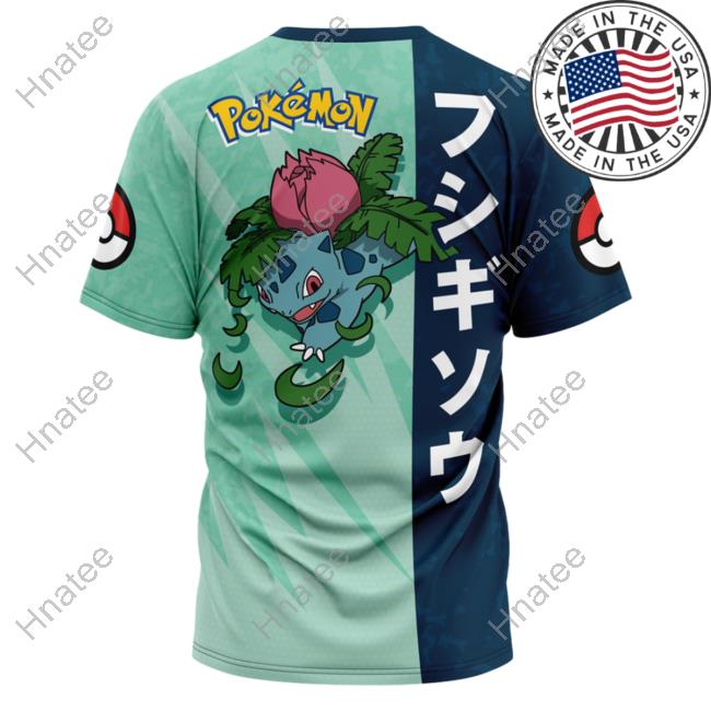 Official Anime Ape Clothing Ivysaur Attack Pokemon T Shirt Animeape Official Anime Ape Clothing Ivysaur Attack Pokemon Hot Shirt Animeape