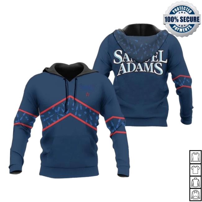 Official Samuel Adams Beer Blue Wine Pattern Sweatshirt