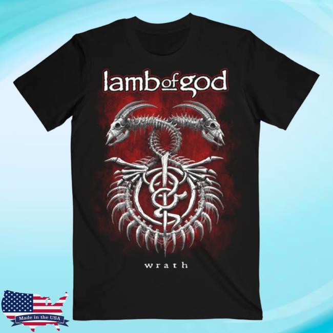 Official Lamb Of God Merch Store Lamb Of God Goat Snake Skeleton Tee