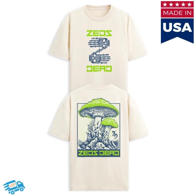 Official Zeds Dead Merch Zeds Dead - Obey - Natural Shirt 2024 Zeds Dead Apparel Clothing Shop ZedsDead