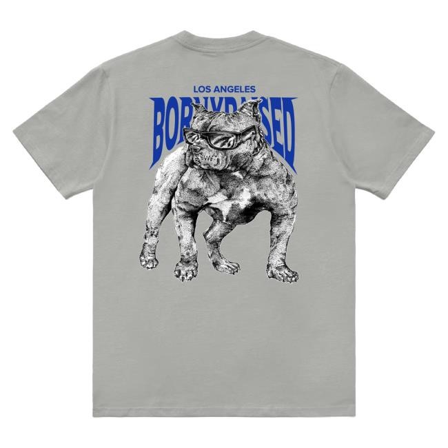 Official Born X Raised Merch Store Shop Dogg Pound Tee: Grey BornxRaised