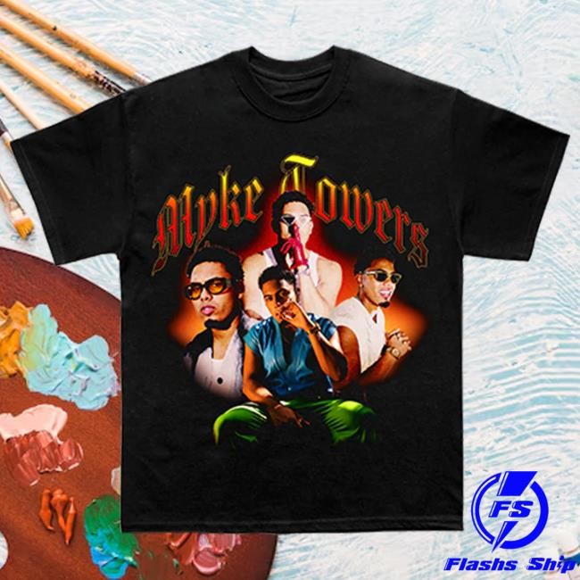 Official Myke Towers Throwback Photo T Shirt