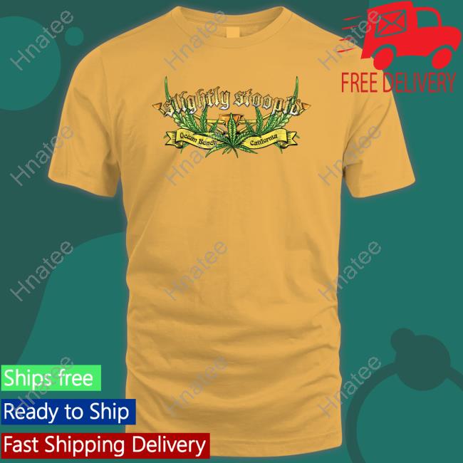 Slightly Stoopid Merch Slightly Stoopid Ocean Beach California 4/20 Crest Shirt