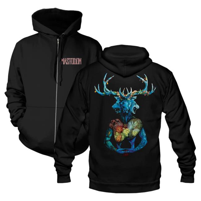 Official Mastodon Rocks Merch Store Mastodon Blood Mountain Beast Zip Sweaters Mastodonrocks