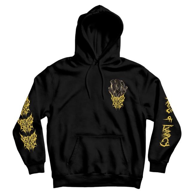 Official Night Shift Merch Store Shop Defeated Sanity - The Odour Of Sanctity Hood Nightshift Merch