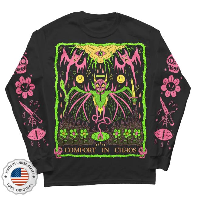 Wizard Of Barge Store Comfort In Chaos Long Sleeve Tee