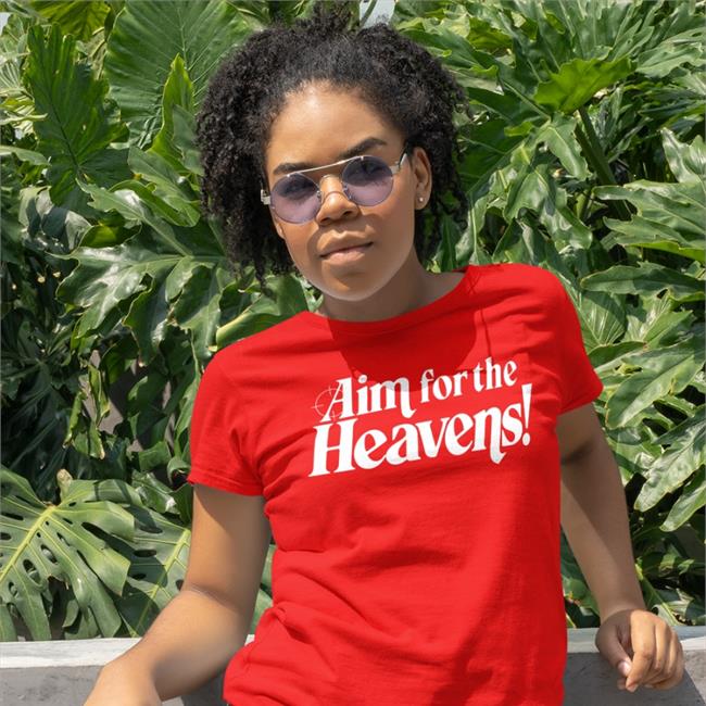 Aim For The Heavens T Shirt Black