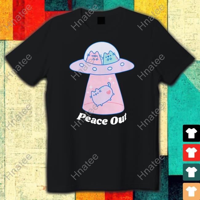 Official Pusheen Shop Pastel Pusheen Peace Out T Shirt