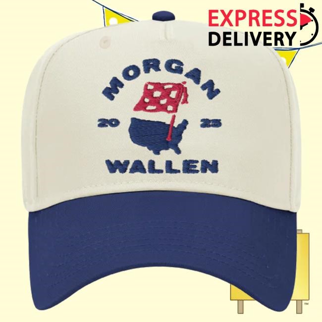 Morgan Wallen MW MAP Cap Morgan Wallen Merch Tour 2025 Official