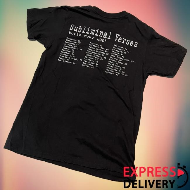 Vintage Y2k 2005 Slipknot Tour Graphic Shirt