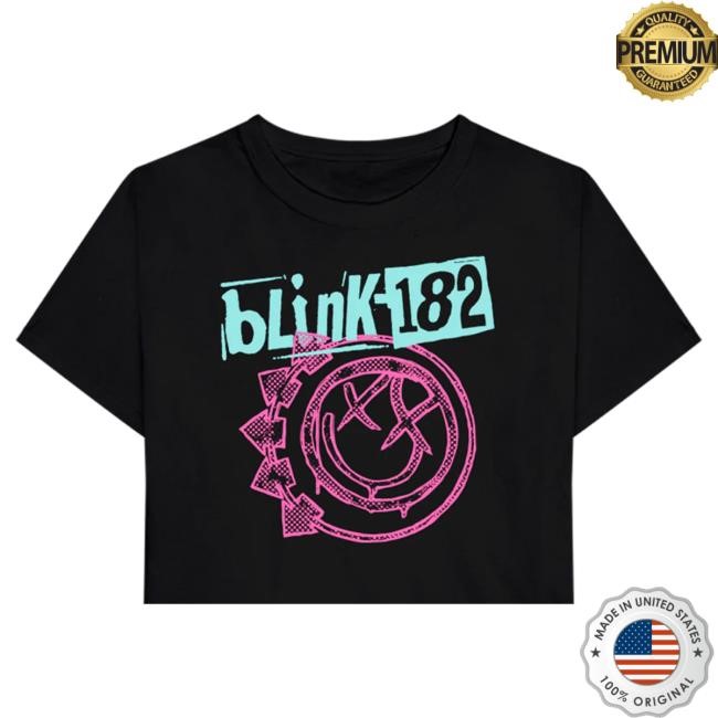 Blink 182 Merch Blink-182 One More Time Tour Tshirt
