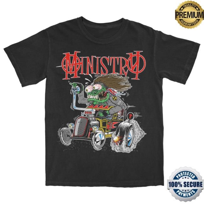 Hot Rod Shirt (Black) Official Ministry Merch