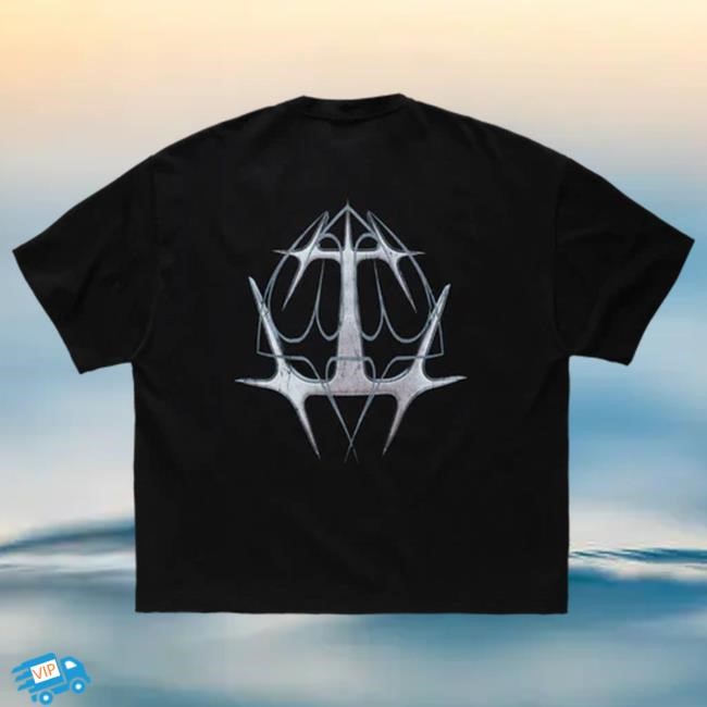 Xo.Store Chrome Logo Mock-Neck Box T Shirt
