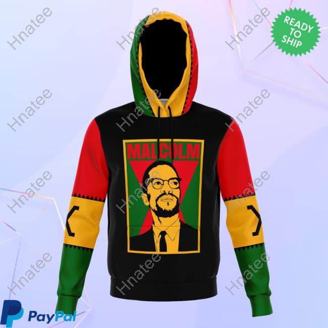 Official Melanin Clothing Store Shop Malcolm X Crew neck Sweatshirt Melaninapparel Merch