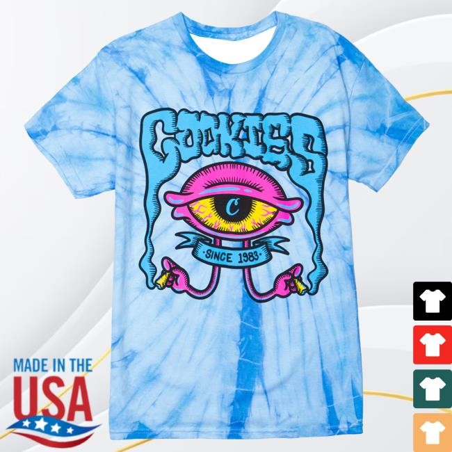 Official Cookies Merch Store The Eye Tie-Dye Shirt Blue Cookies Apparel Clothing Shop Cookiessf