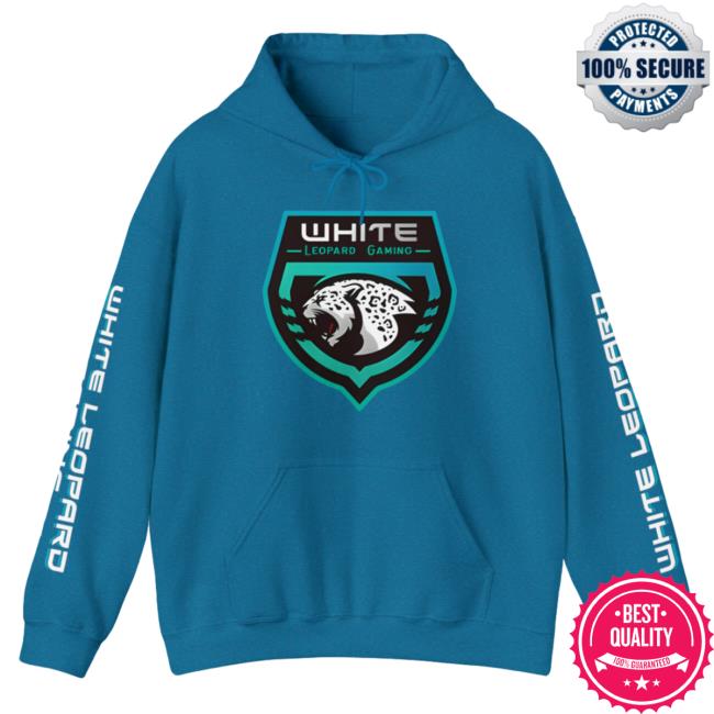 Soardogg Apparel Antique Sapphire Leopard Gaming Hooded Sweatshirt Antique Sapphire