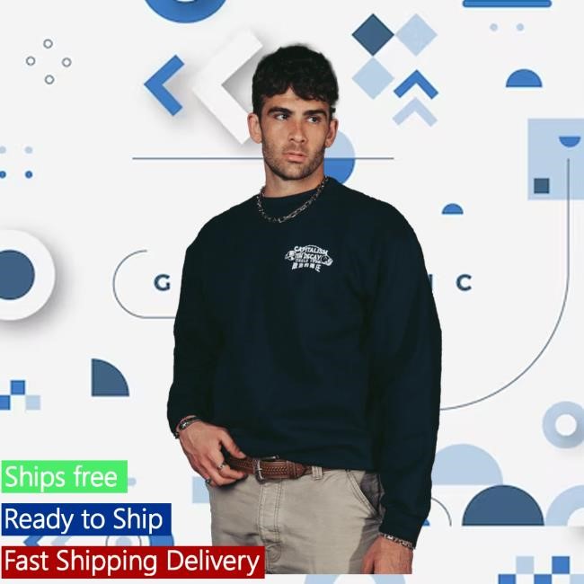 Ideologie Merch Capitalism In Decay Pullover Sweatshirt Ideologie Shop