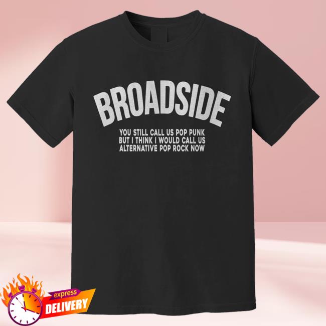 Alt Pop Rock Band Broadside New Shirt