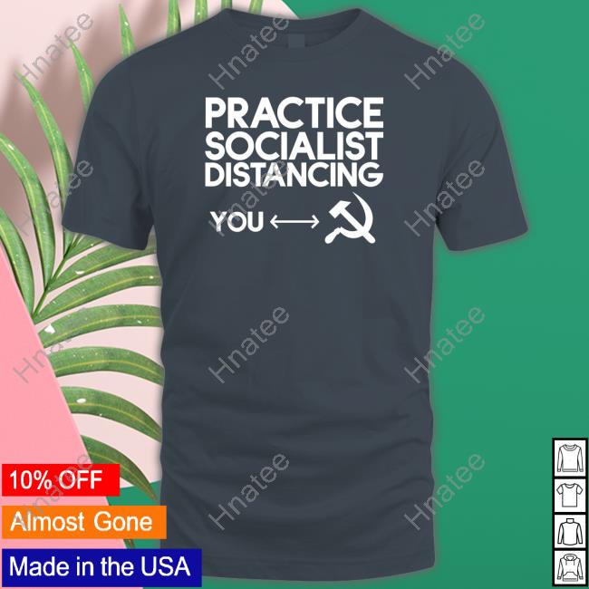 Agora Threads Merch Practice Socialist Distancing Long Sleeve T Shirt