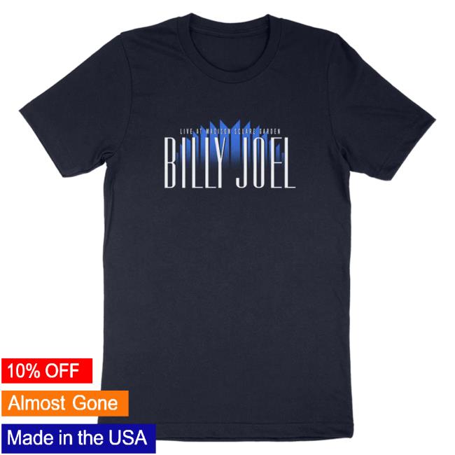 Official Billy Joel Merch Store Billy Joel "MSG Legacy" Shirt New Billy Joel Shop BillyJoel