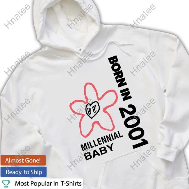 Flower Eyes Born In 2001 Millennial Baby Shirt