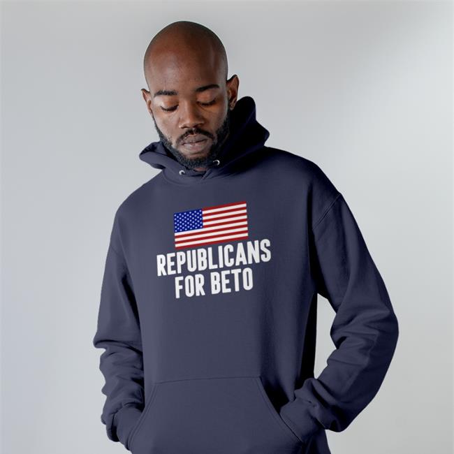 Republicans For Beto American Flag Hoodie