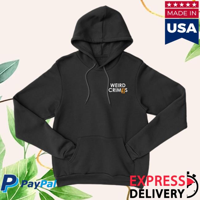 Weird Crimes Merch Weird Crimes Logo Schwarz Sweatshirt