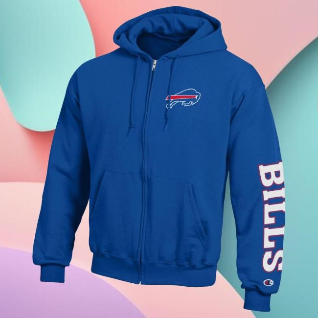 Buffalo Bills Champion Powerblend Heavy Streetwear Hood
