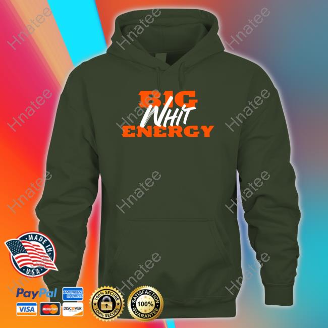 Cincy Shirts Shop Big Whit Energy Long Sleeve T Shirt