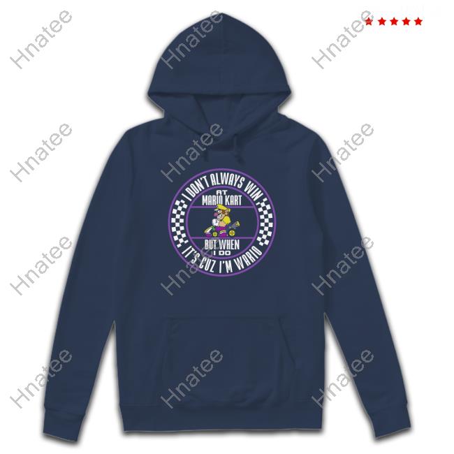 Men's Nintendo Mario Kart Wario When I Win Circle Text Shirts Official Men's Nintendo Mario Kart Wario When I Win Circle Text Tees
