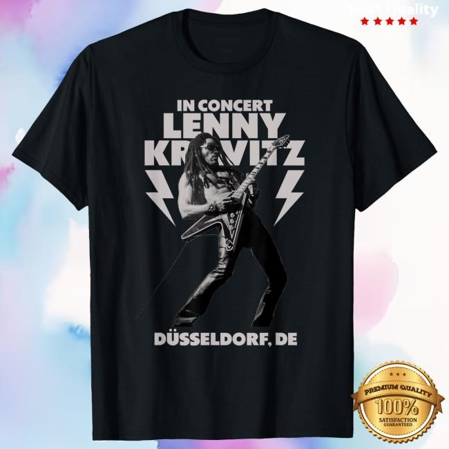 Official Lenny Kravitz – Blue Electric Light Tour 2025 Dusseldorf Tshirt