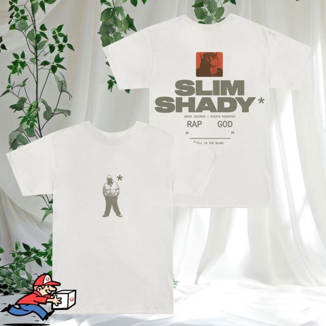 Eminem Asterisk Tees Slim Shady