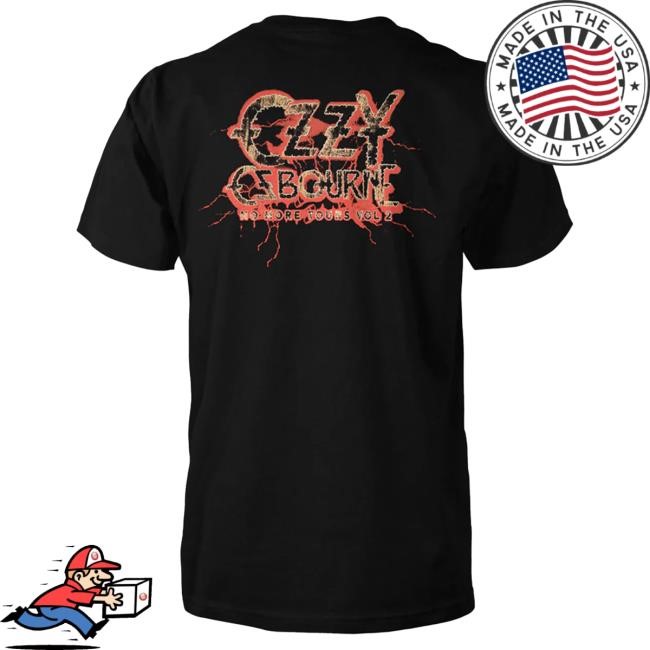 Ozzy Osbourne Red Lightning Tourback New Shirt