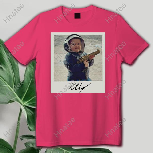 Hasbulla Merch Desert Eagle Polaroid T Shirt