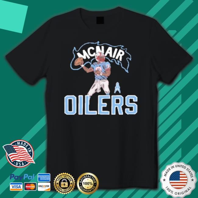 Tennessee Titans Steve Mcnair Oilers Shirt