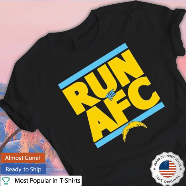 Los Angeles Chargers 2022 Run The Afc Hoodie Los Angeles Chargers 2022 Run The Afc shirt